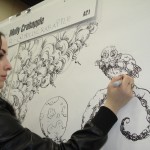 Molly Crabapple draws a little birdie Molly Crabapple draws a little birdie