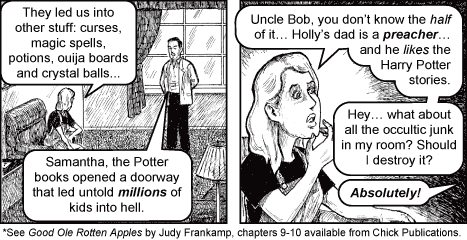 Chick tract Harry Potter
