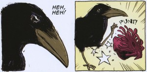 From “Raven the Trickster,” retold by John Active. Art by Jason Copland.