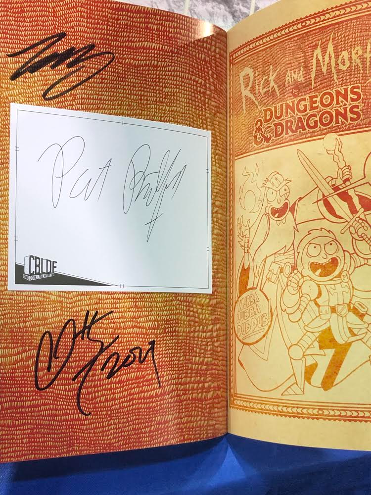 Rick & Morty signed