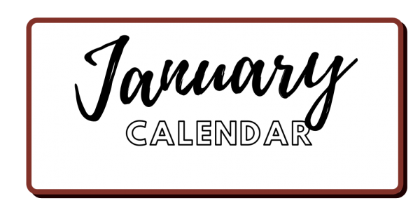 January Calendar 