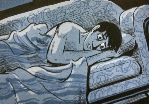Panel from Scott McCloud's "The Sculptor"