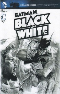 Batman: Black and White cover by Alex Ross
