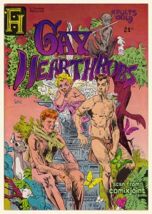 Gay Hearthrobs #1 (Ful-Horne Productions, 1976), the first all-gay comic