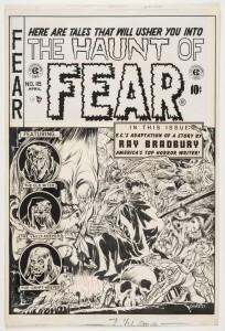 Haunt of Fear #18 Cover on display at JSMA