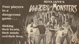 Newspaper ad for 1982 film "Mazes and Monsters"