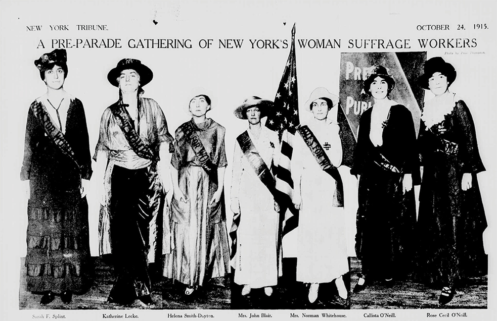 Rose-O'Neill-Suffrage-Pre-Parade-Gathering-October-24,-1915
