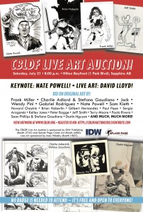 CBLDF Live Art Auction 2018 