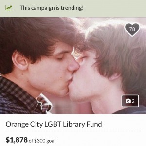 Go Fund Me Cover "Two Boys Kissing"