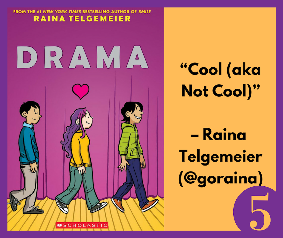 Raina Telgemeier Tweets about Drama