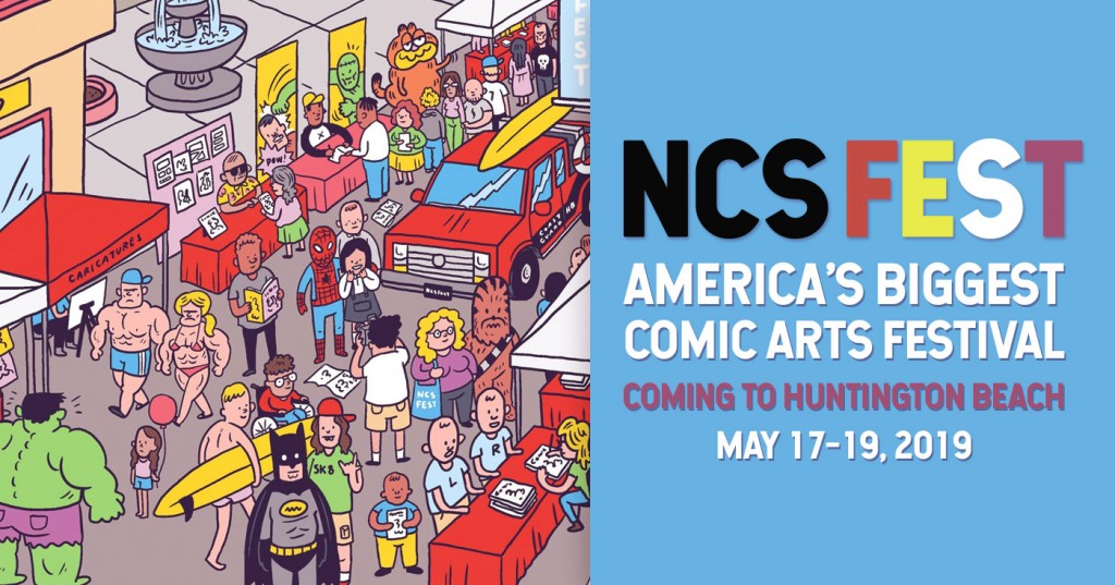 NCS FEST, Comics convention Huntington Beach California May 2019