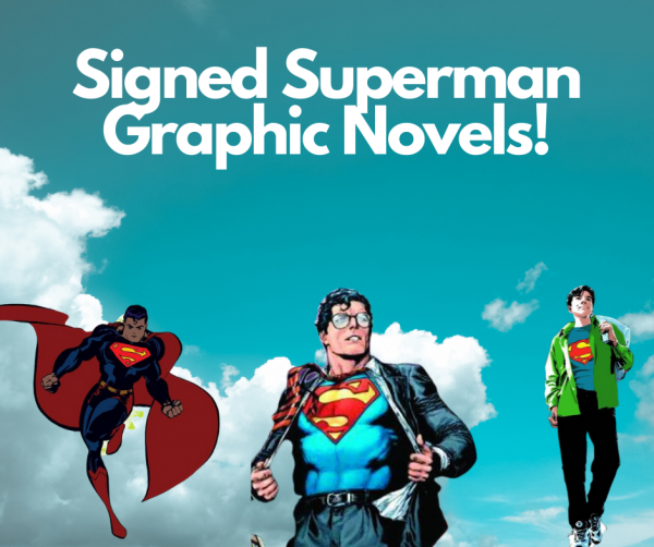 Signed Superman Graphic Novels!