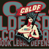 2026 CBLDF SDCC Welcome Party - Comic Book Legal Defense Fund, with the CBLDF Lady Liberty Logo